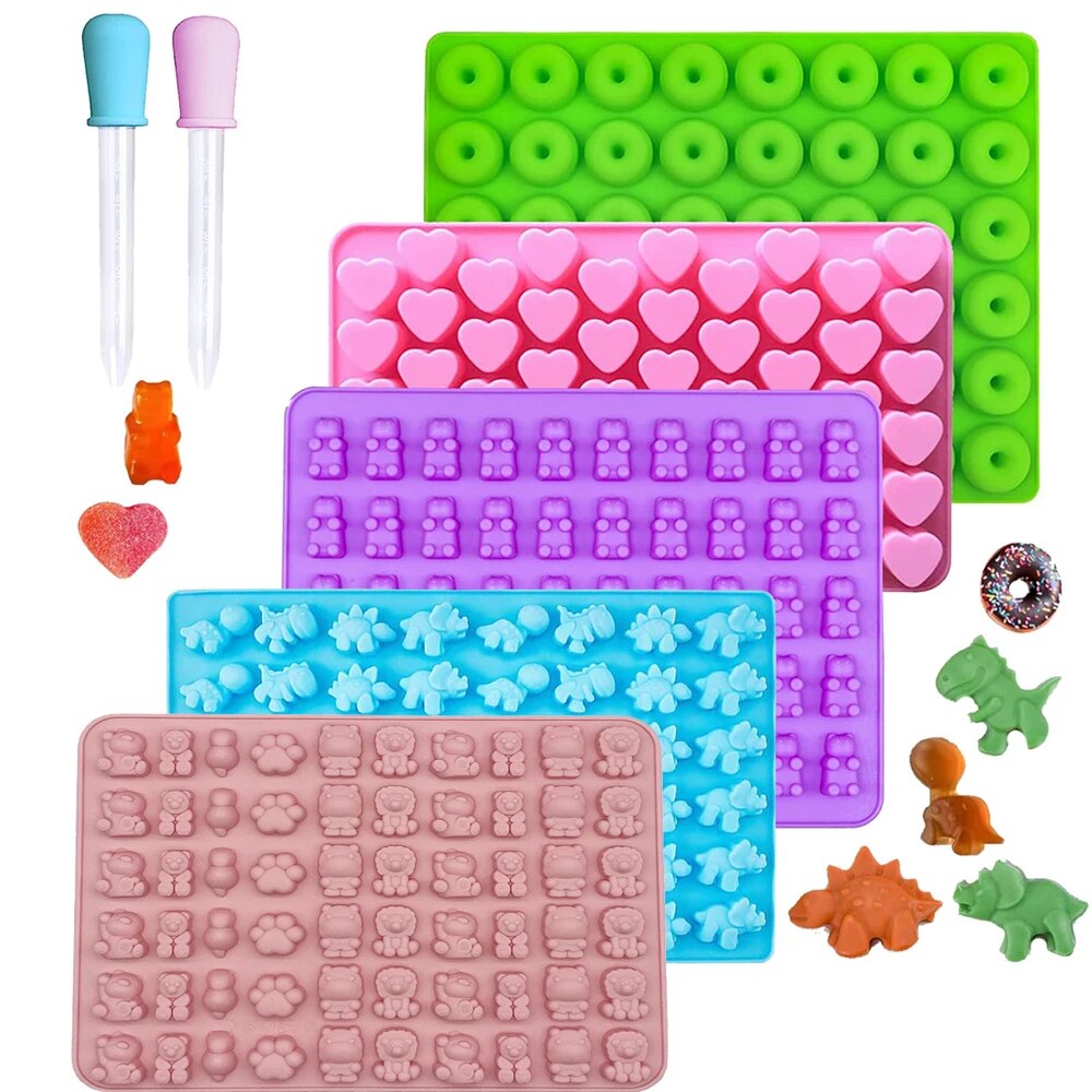 Gummy Candy - Cetakan Gummy Bear Cetakan Permen Coklat