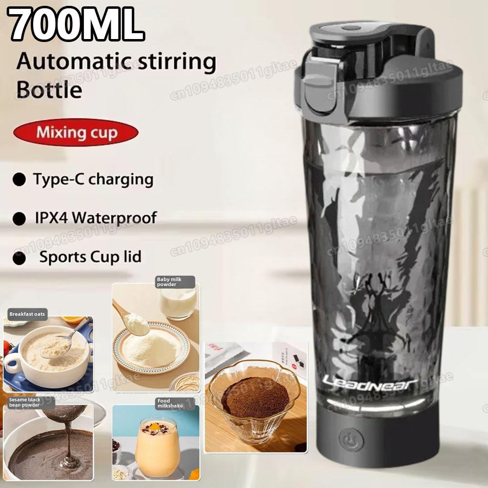 Protein Bar - Botol Pengocok Otomatis untuk Protein Powder,