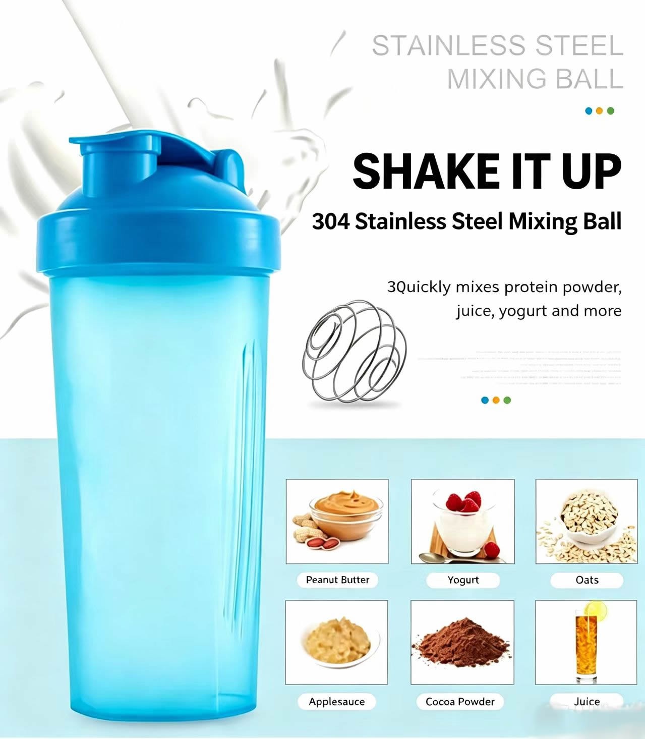 Protein Bar - 2 buah botol pengocok protein berukuran