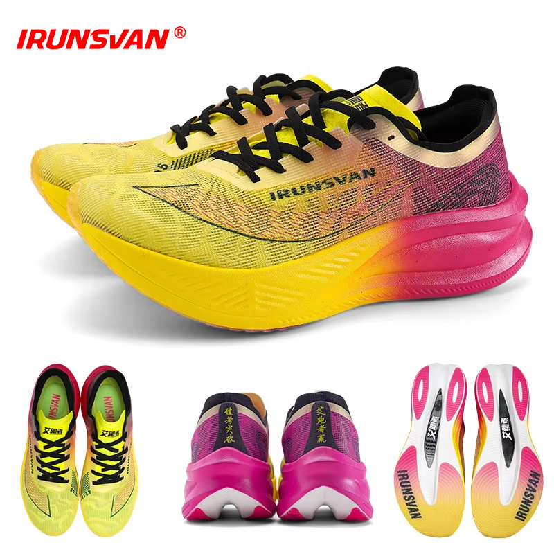 Trail Mix - IRUNSVAN Sepatu Lari Maraton Profesional Pelat