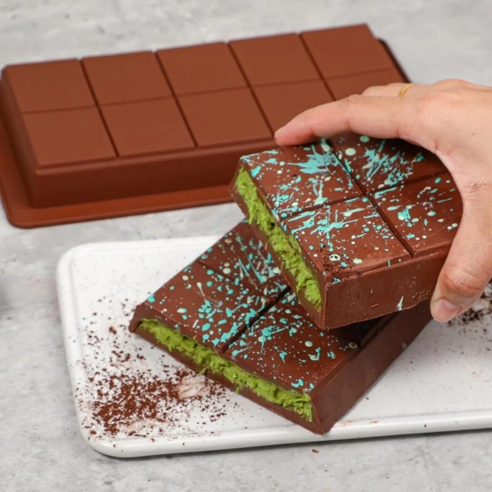 Protein Bar - Cetakan Batangan Cokelat Silikon, Cetakan Lilin