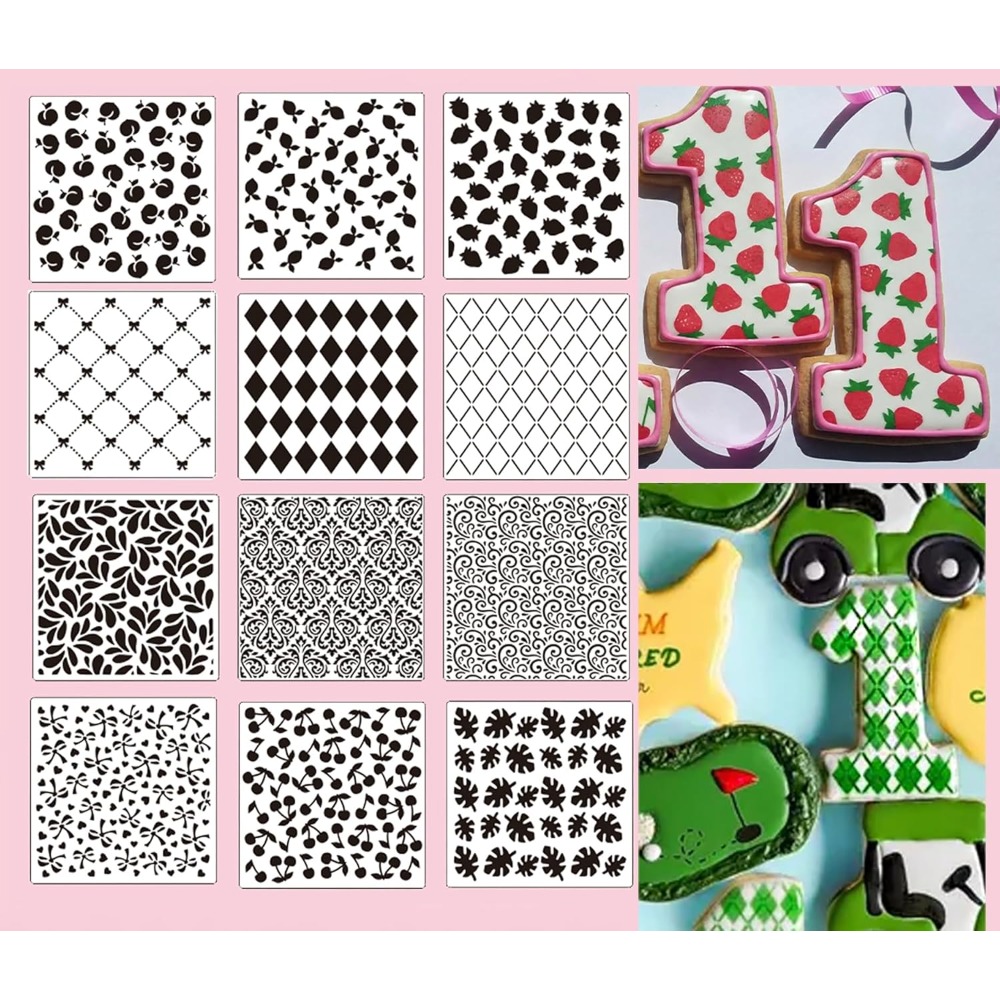 12-Pak Set Cetakan Kue Motif B - Cookies Pack ulasan dan harga