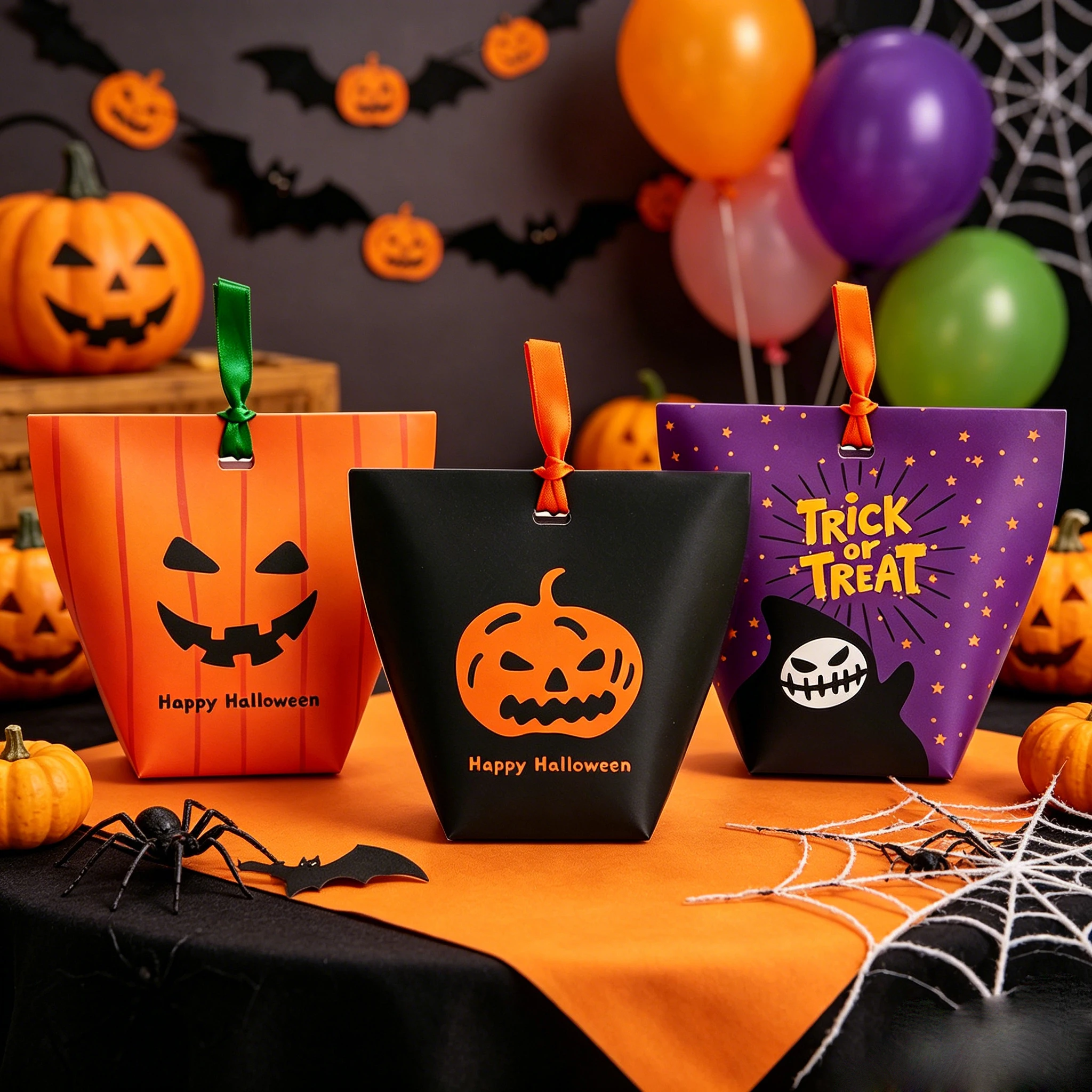 50 buah Kotak Permen Halloween - Chocolate Snack ulasan dan harga