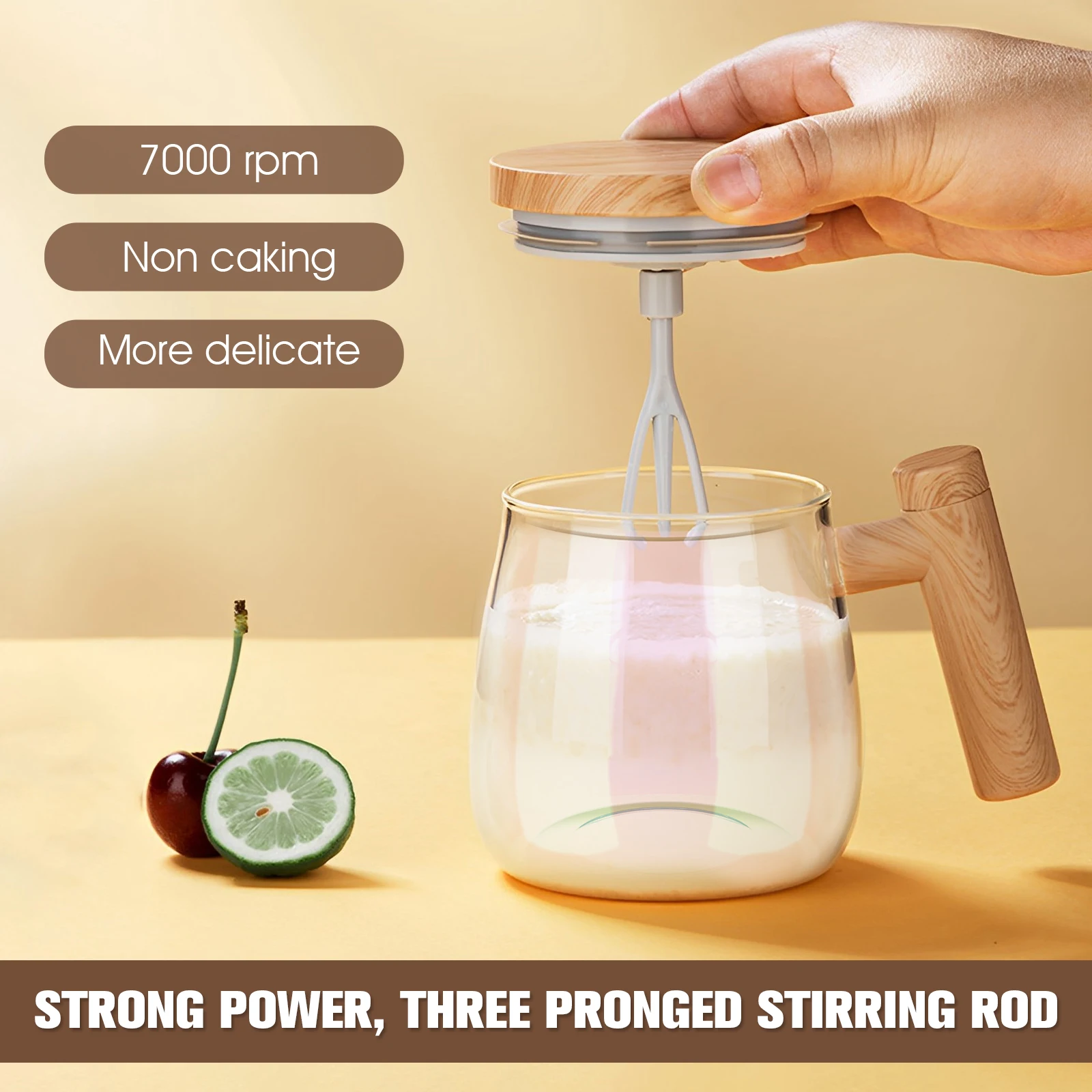Mug pengaduk elektrik 400 RPM, - Protein Bar ulasan dan harga