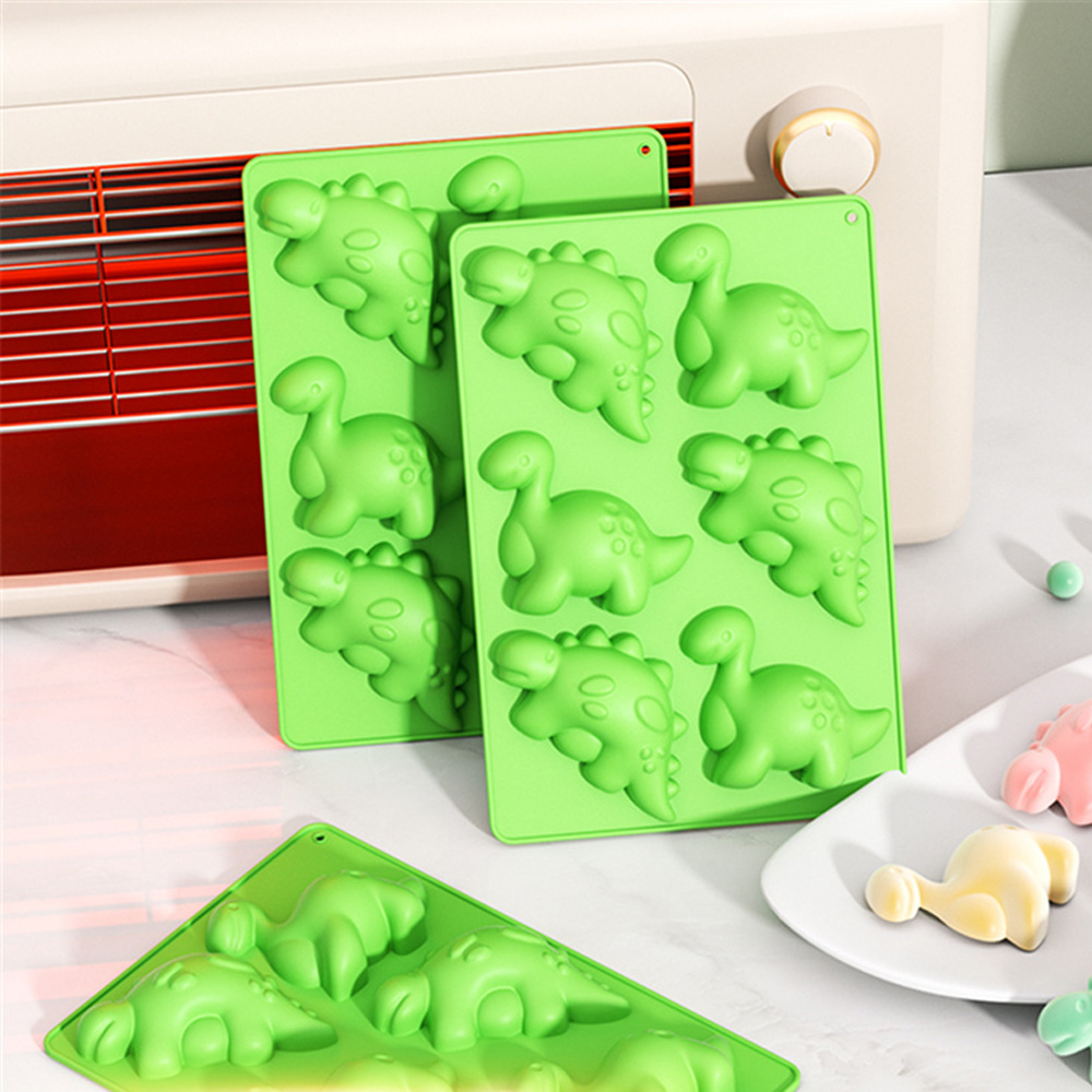 Cetakan Kue Silikon Dinosaurus - Gummy Candy ulasan dan harga